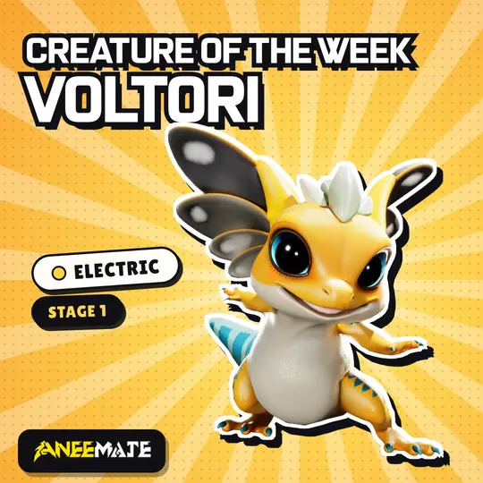 Creature of the week cover, 1080 by 1080