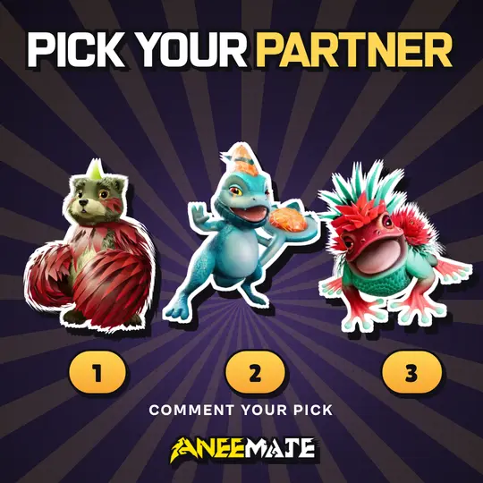 Pick your partner cover, 1080 by 1080