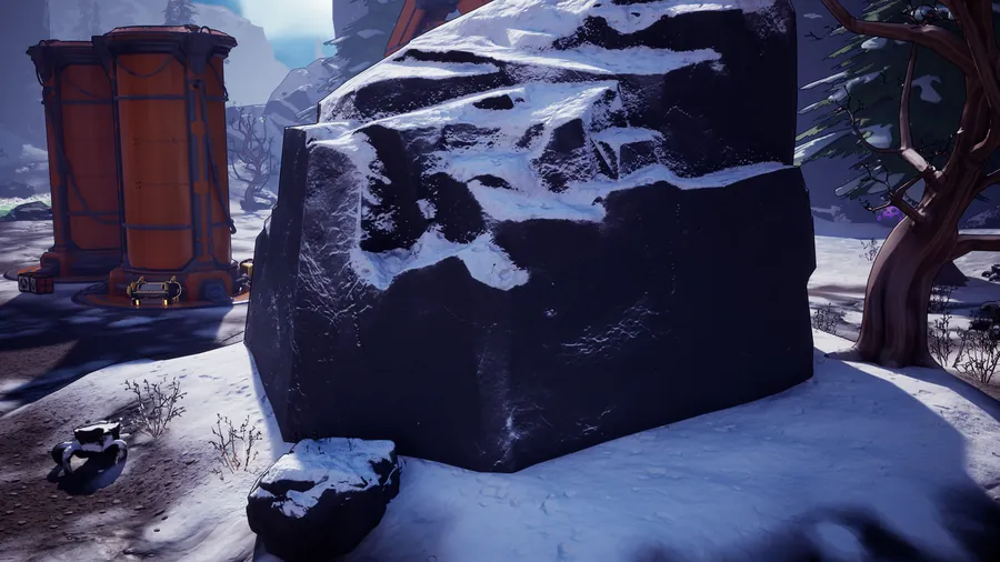 Inner Vault in AneeMate, frozen rock and the last supply towers before the end of the map